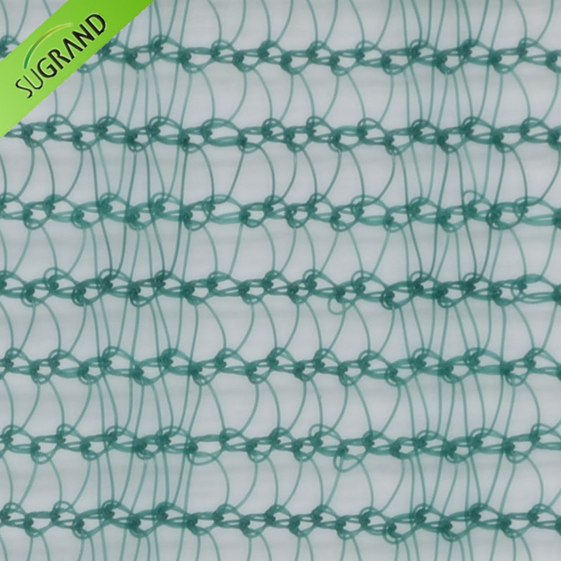 80GSM τρίγωνο σκούρο πράσινο δίχτυ ελιάς/δίχτυ συγκομιδής