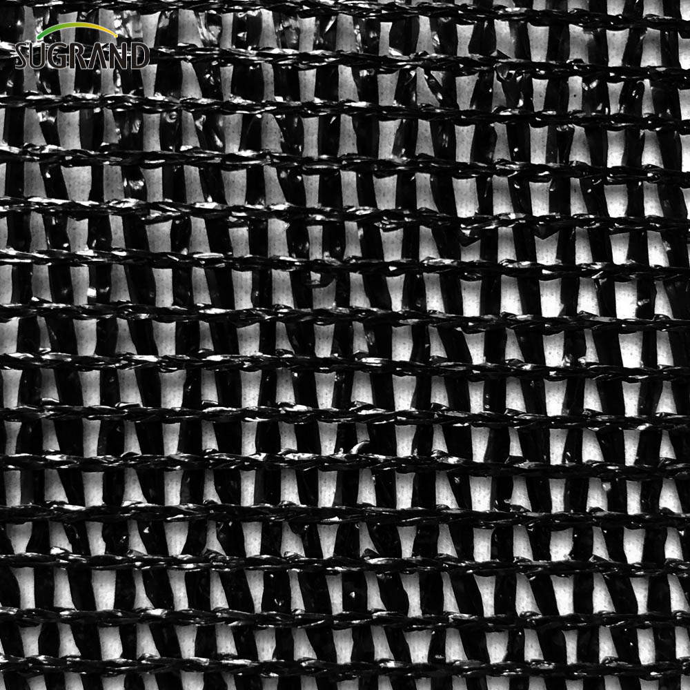 100 Gsm Λευκό/Σκούρο Πράσινο/Μαύρο Δίχτυ σκίασης Μονοταινίας