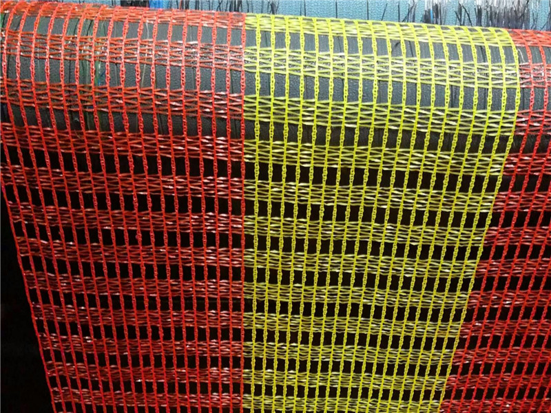 60G κόκκινο και κίτρινο πλαστικό προειδοποιητικό δίχτυ για τη Νότια Αφρική
